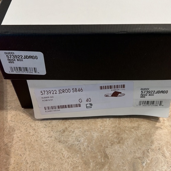 Gucci Pink Monogram GG Pool slides - Picture 7 of 7